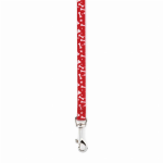 Pet Edge CC Patterns Lead Bone 6Ftx1In Red Leads