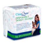 Pet Edge CQ Disp Doggy Diapers XL Diapers