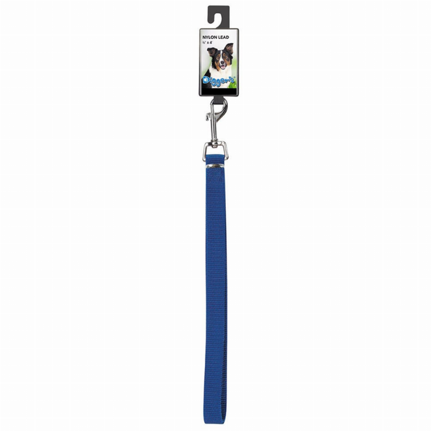 Pet Edge DGR 3/4in Nylon Lead 48in Blue Leads