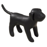 Pet Edge ES Dog Mannequin M Blk Counter Top Display