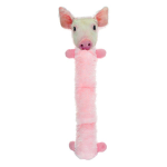 Pet Edge FZ 3-Stack Tubular Squeaker Pig Rope
