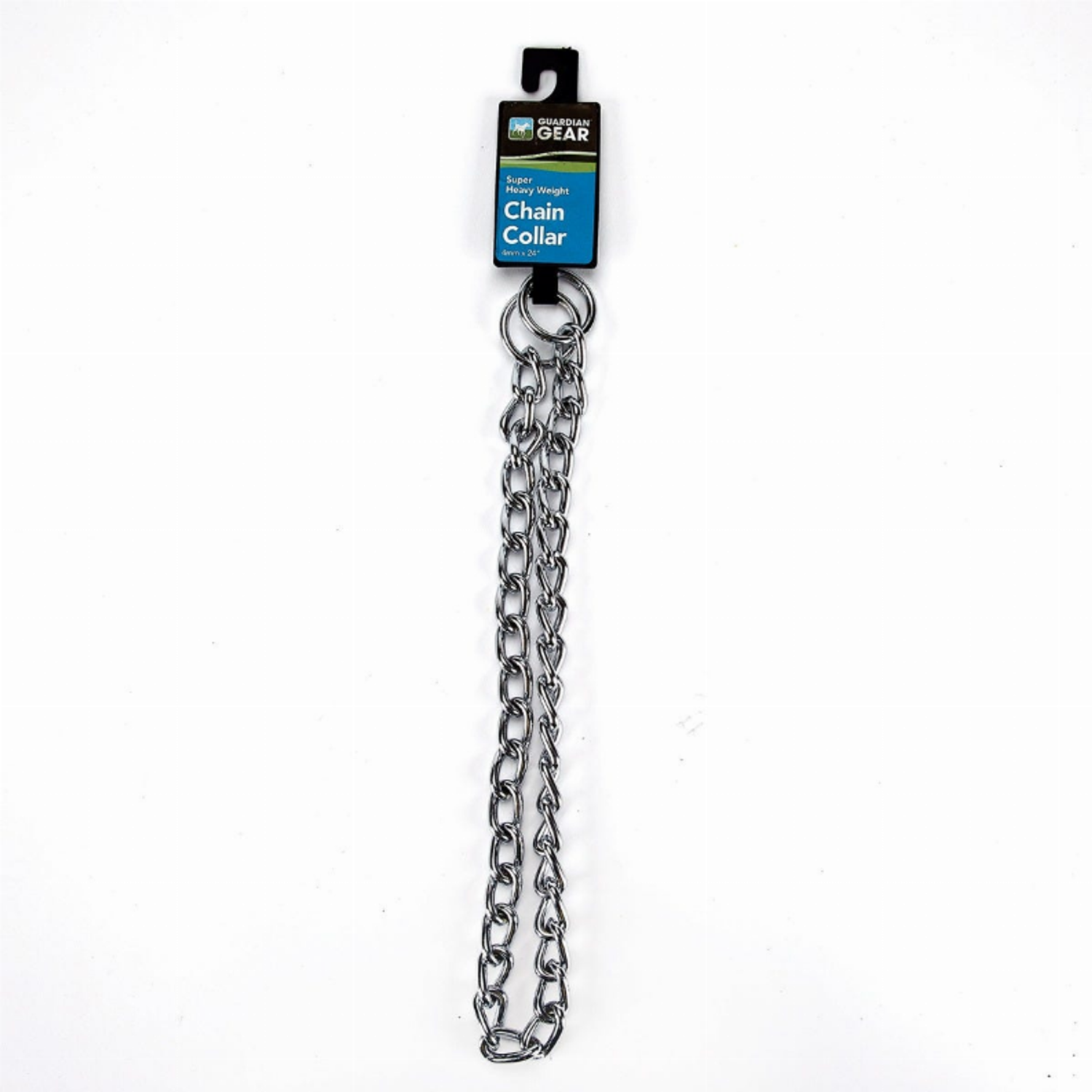Pet Edge GG Spr Hvy Wt Chain Collar 24In 4mm Collars