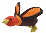 Pet Edge Play 365 Ballistic Duck Orange Stuffed Plush