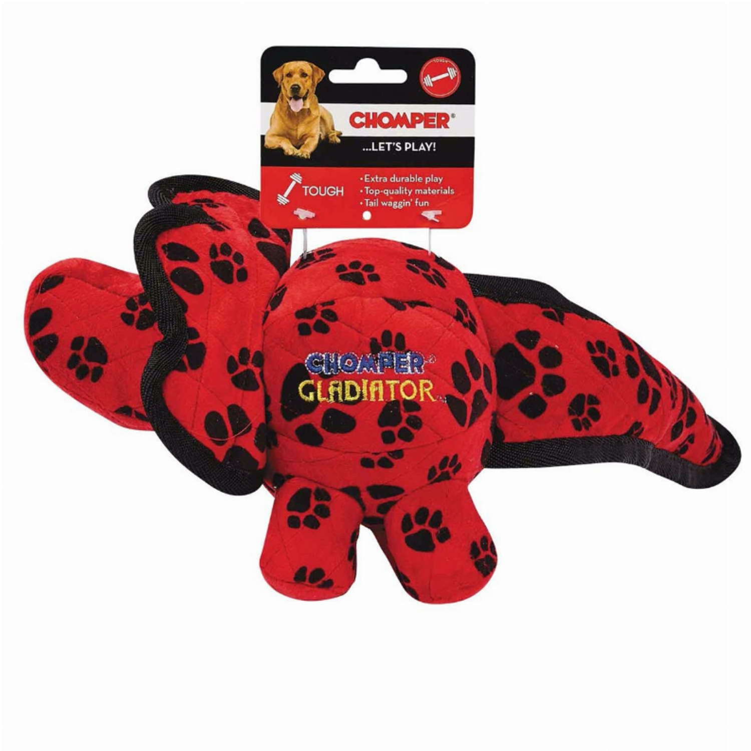 Pet Edge Chomper Gladiator Tuff Dino Flying Discs