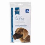 Pet Edge TP Lined Nylon Muzzle 8In Snout Sz 4 Muzzles