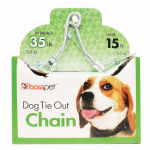 Pet Edge Twist Chain with Swvl Snap 2.5mm 15ft M Tie-Outs