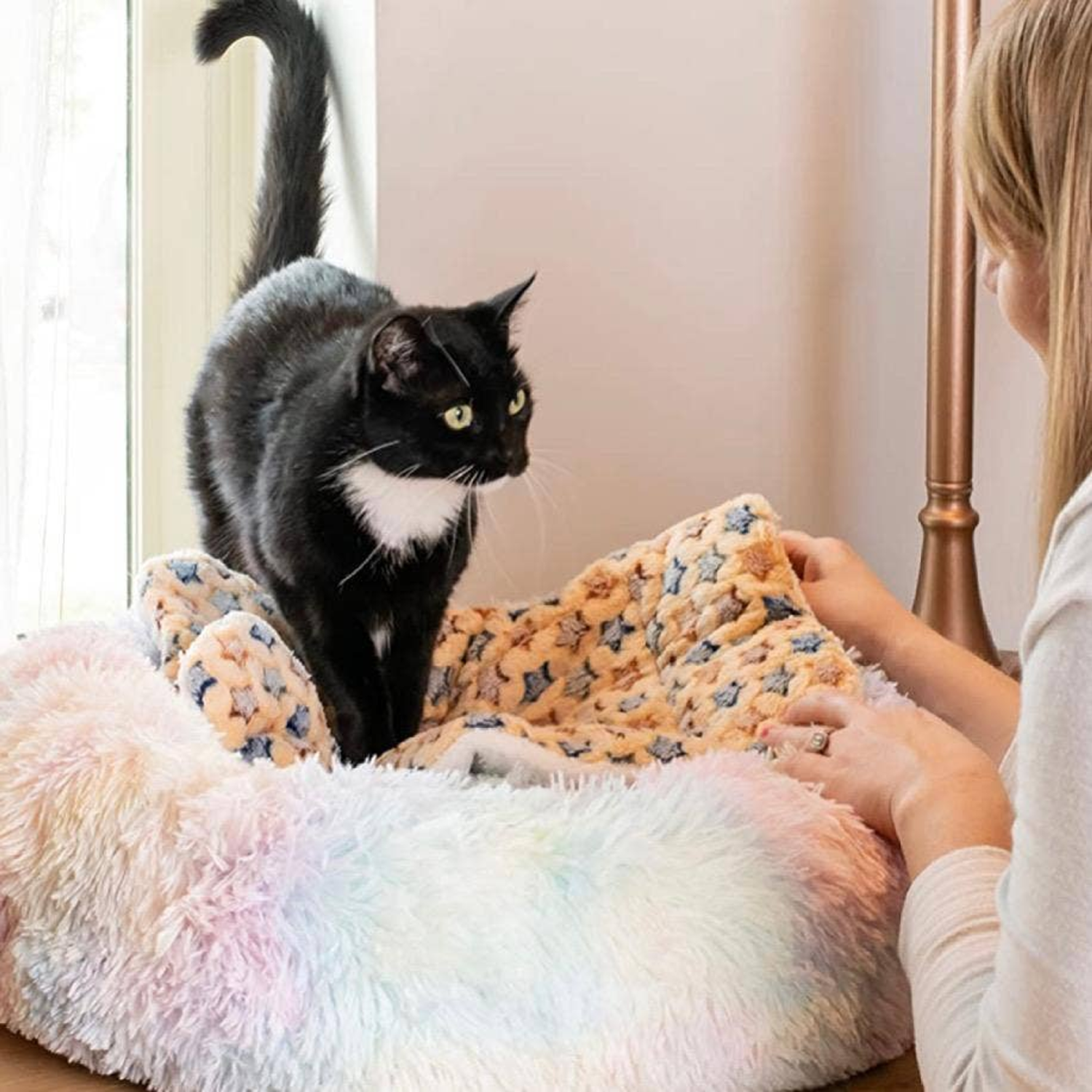 Pawsome Pets CA Marshmallow Pets Bed Pet Beds