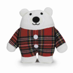 Pet Edge ZA Holiday Tartan Friends Polar Bear Holiday