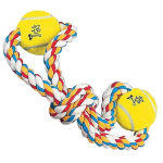 Pet Edge ZA Rope Tennis Ball 15In Fig 8 2Bls Rope