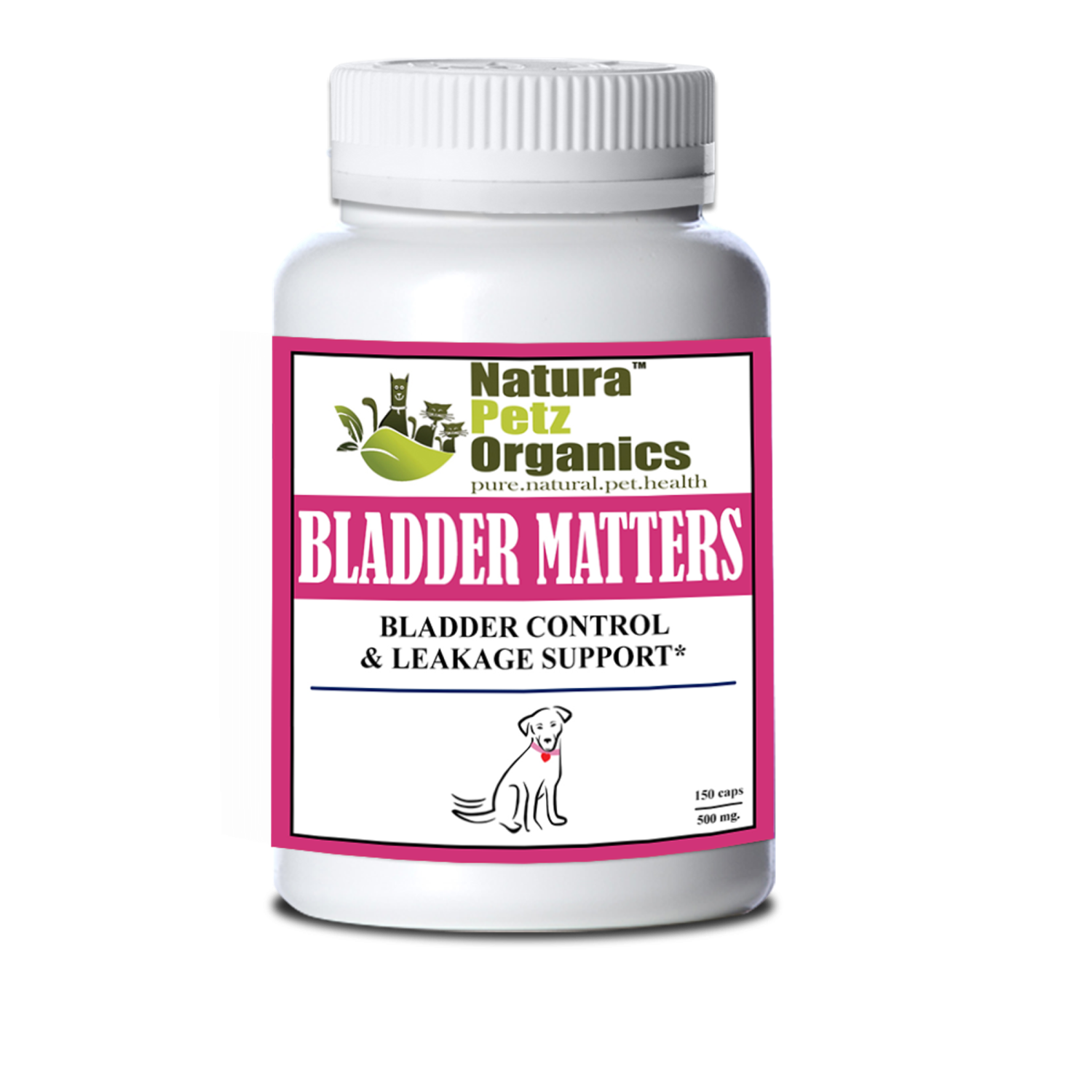 Organic Pet Systems Bladder Matters Max* Master Blend Bladder Control & Leakage Support* Dogs Cats Animal Vitamins & Supplements