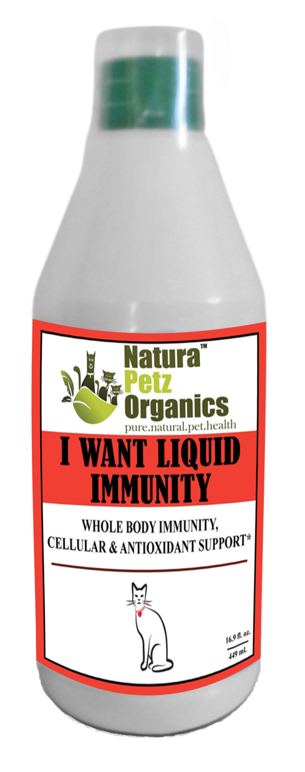 Organic Pet Systems I Want Liquid Immunity - Whole Body Immunity & Antioxidant Cellular Support* Animal Vitamins & Supplements
