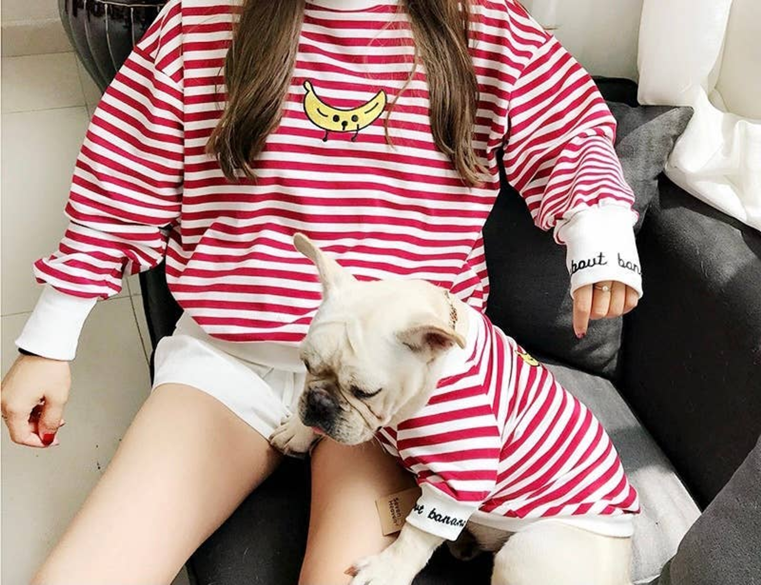 Pawsome Pets CA Stripe Style - Matching Pet and Owner Clothing Set Apparel