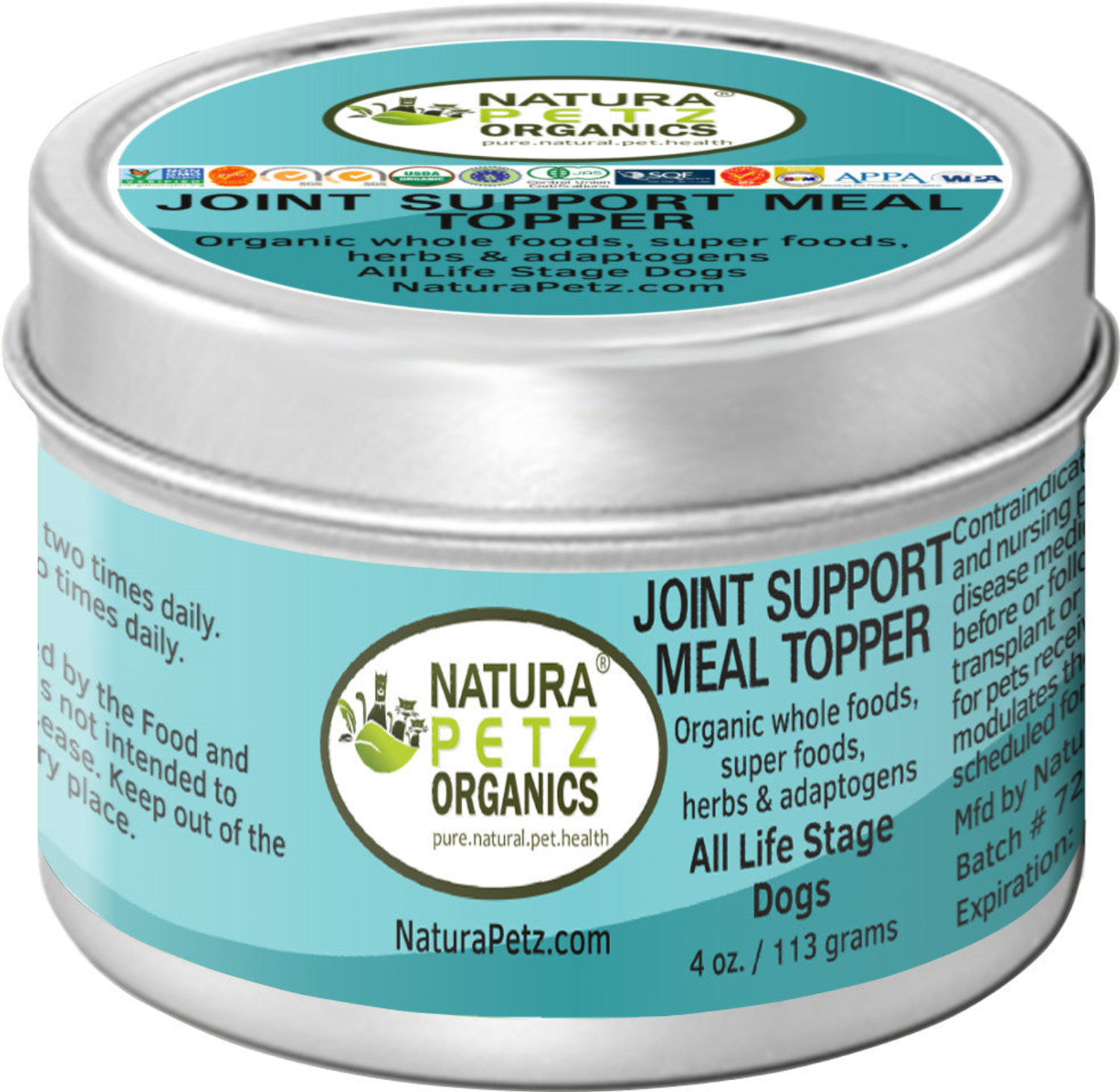 Organic Pet Systems Joint Support Meal Topper For Dogs And Cats* - Flavored Nutritional Meal Topper For Dogs And Cats* Dog Food Toppers