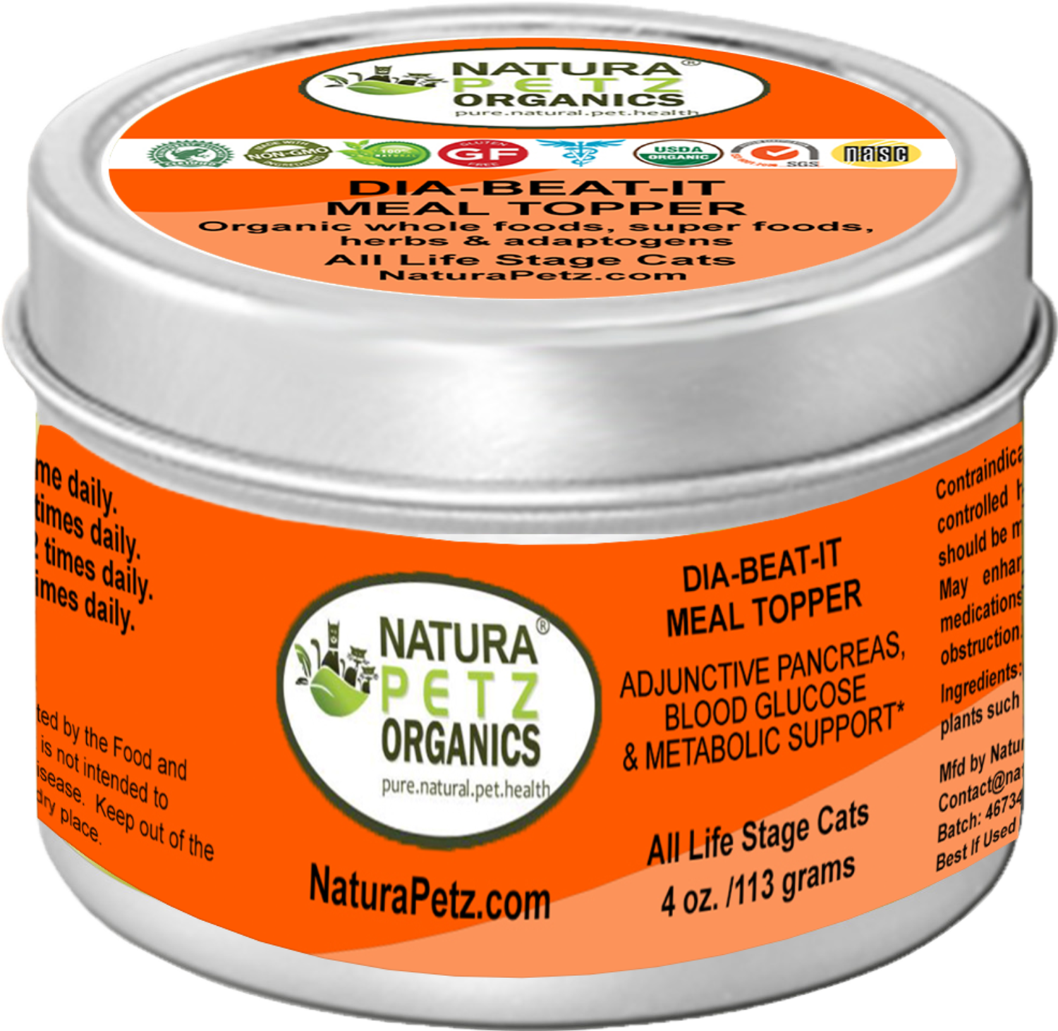 Organic Pet Systems Max Meal Topper - Adjunctive Chronic Pain & Nerve Support* Dogs And Cats Dog Food Toppers