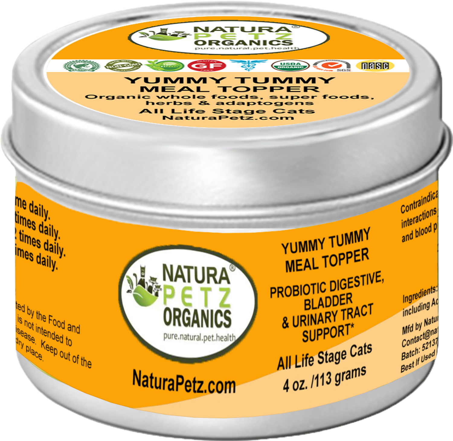 Organic Pet Systems Meal Topper Probiotic Digestive