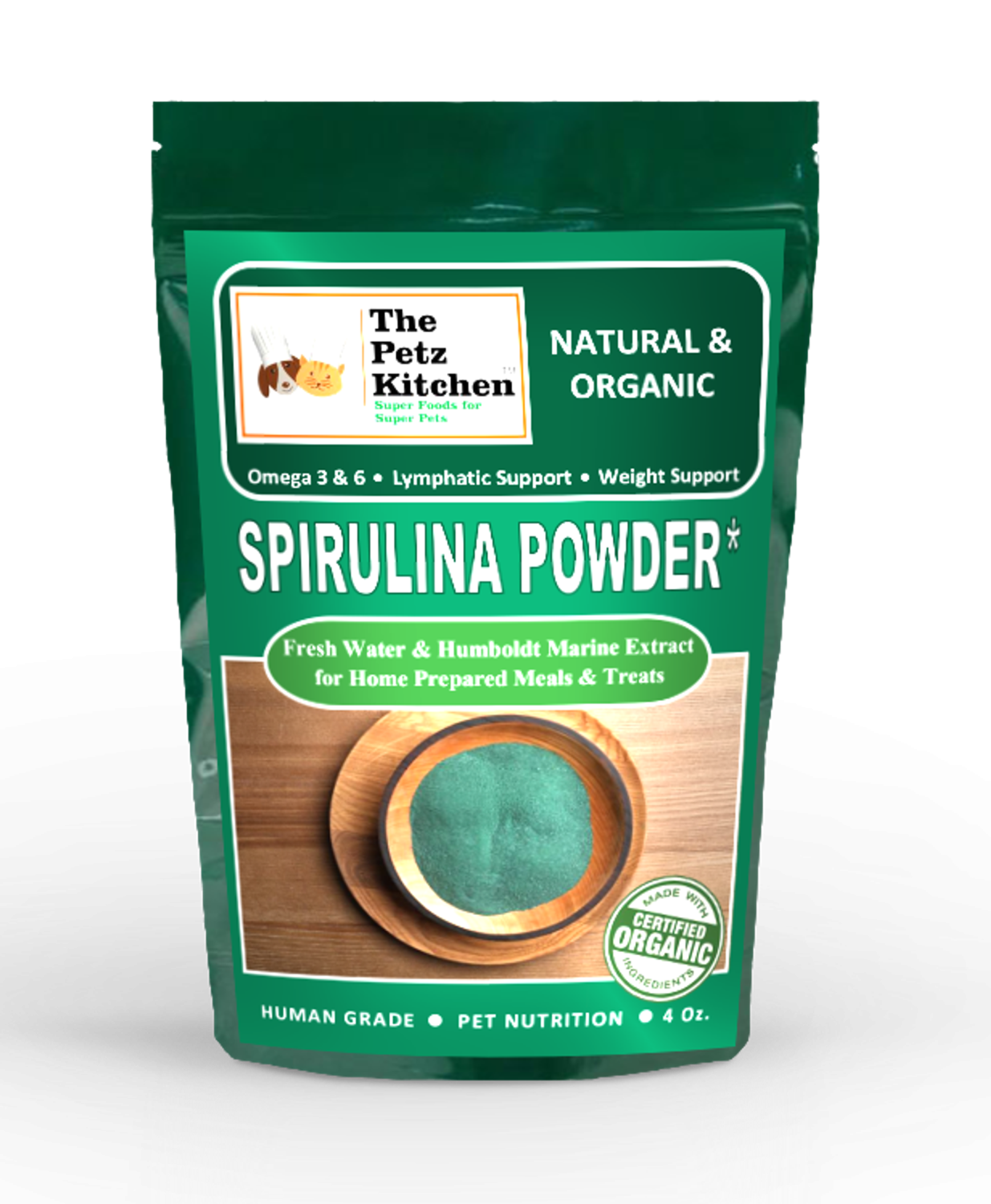 Organic Pet Systems Spirulina* Omega 3 & 6 Lymphatic