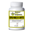 Organic Pet Systems Super Model In A Bottle - Metabolic Weight & Obesity Slimming Support* Adult & Senior Pets* Animal Vitamins & Supplements