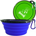 Mr. Peanut's Premium Products LLC Collapsible Silicone Travel Bowls Food & Water Bowls