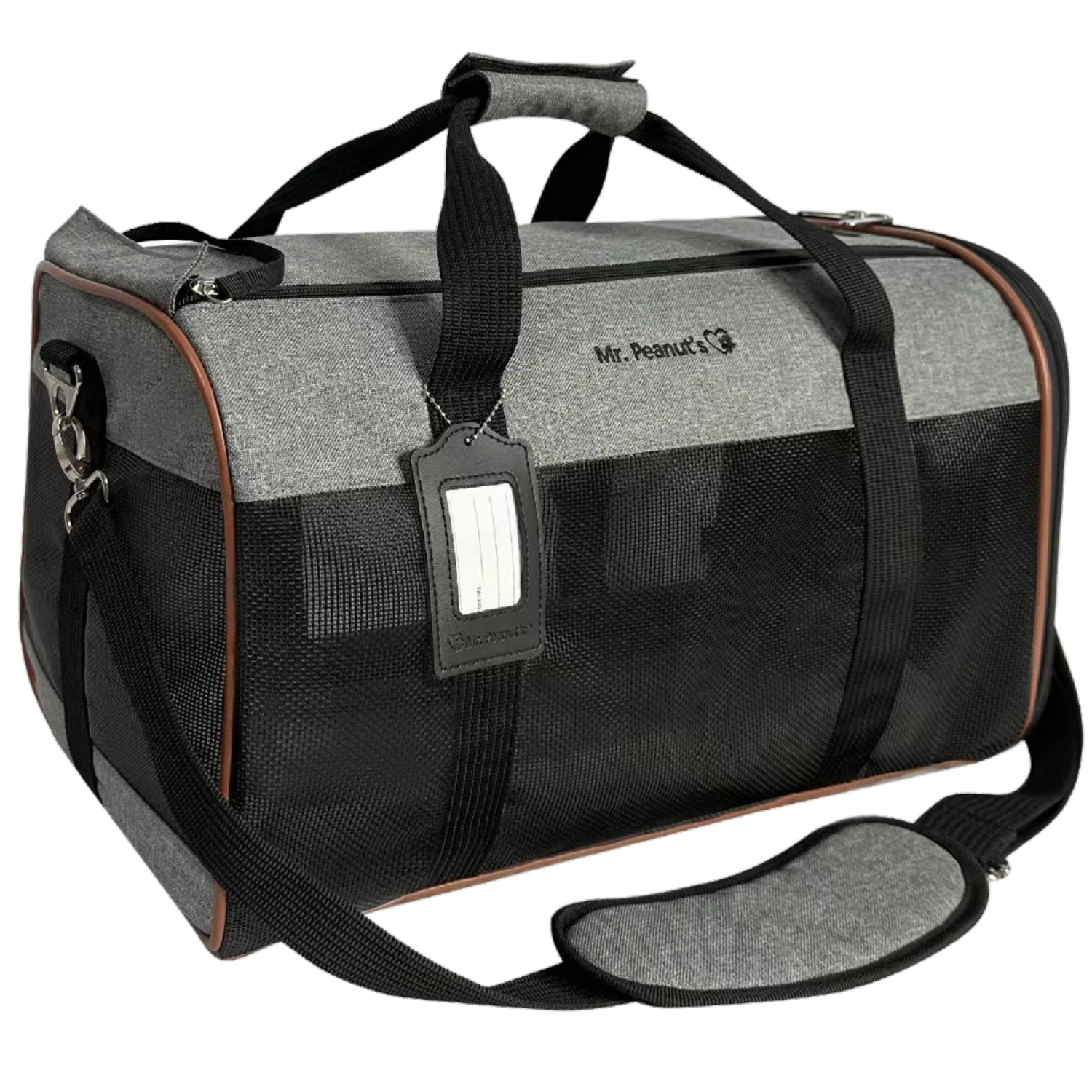 Mr. Peanut's Premium Products LLC Mr. Peanut's Rhodium Series Mini Size Soft Sided Pet Carrier Pet Carriers