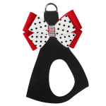 Susan Lanci Designs Susan Lanci Designs Minnie Double Nouveau Bow Step In Harness Dog Harnesses