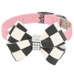 Susan Lanci Designs Susan Lanci Designs Windsor Check Nouveau Bow Collar Pet Collars