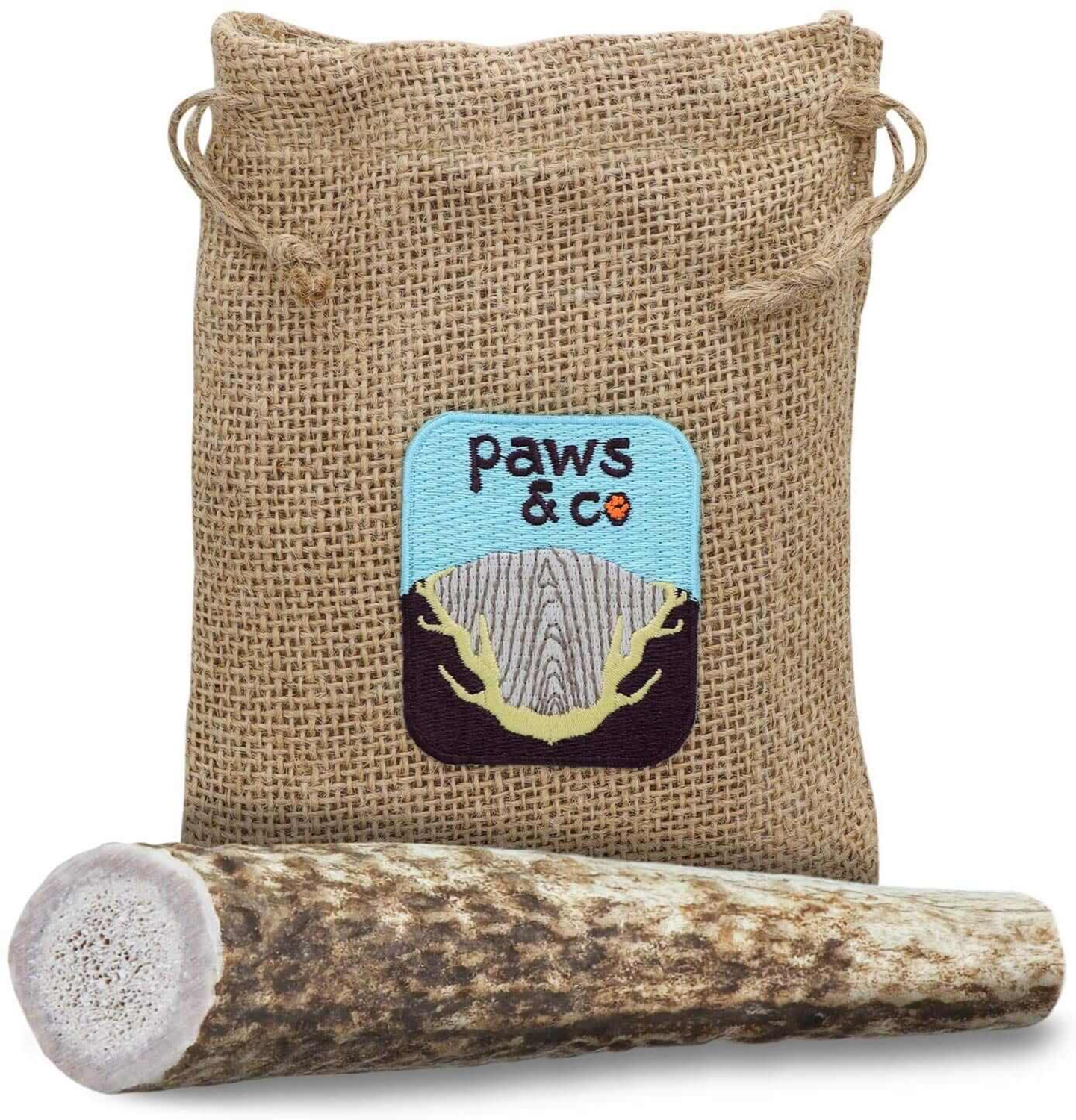 Paws & Co Dog Treats Paws & Co Whole Antler Chew Dog Treats