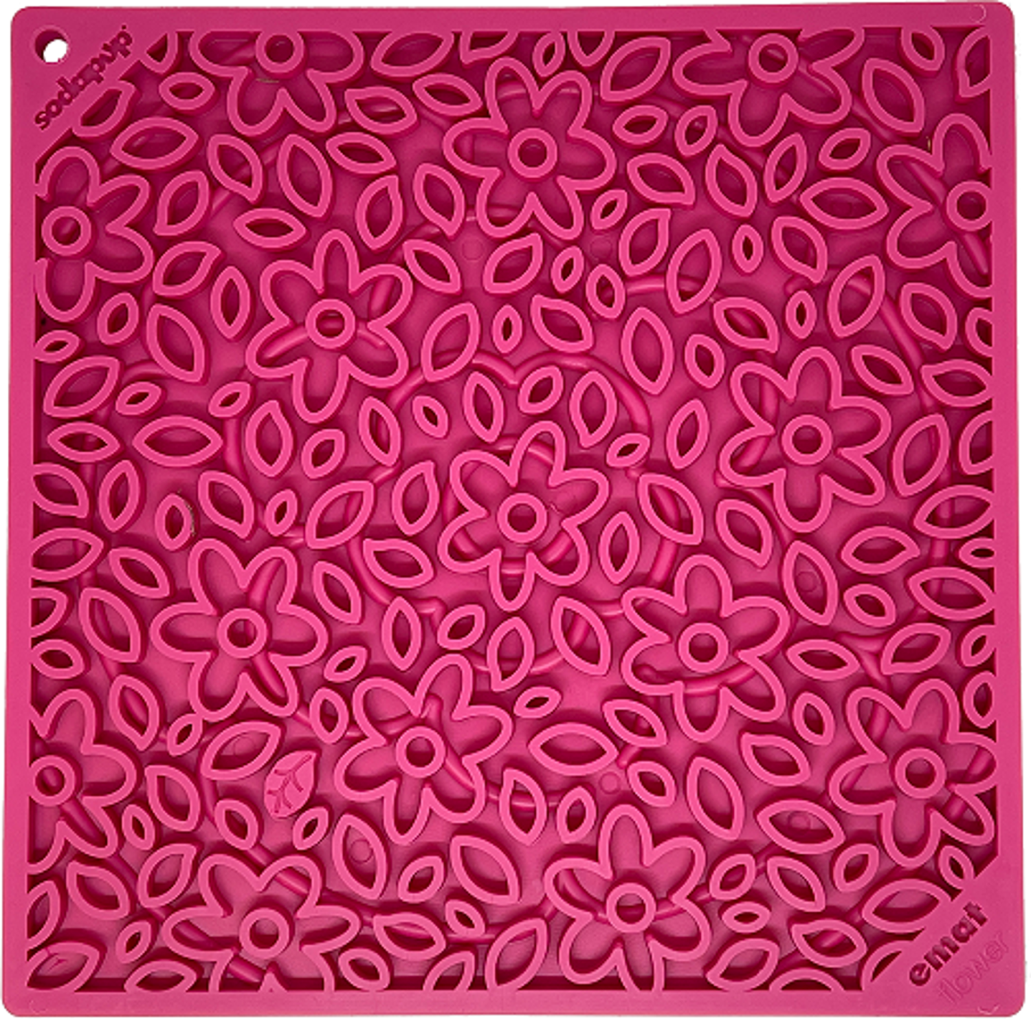 SodaPup Flower Power Design eMat Enrichment Lick Mat Lick Mats