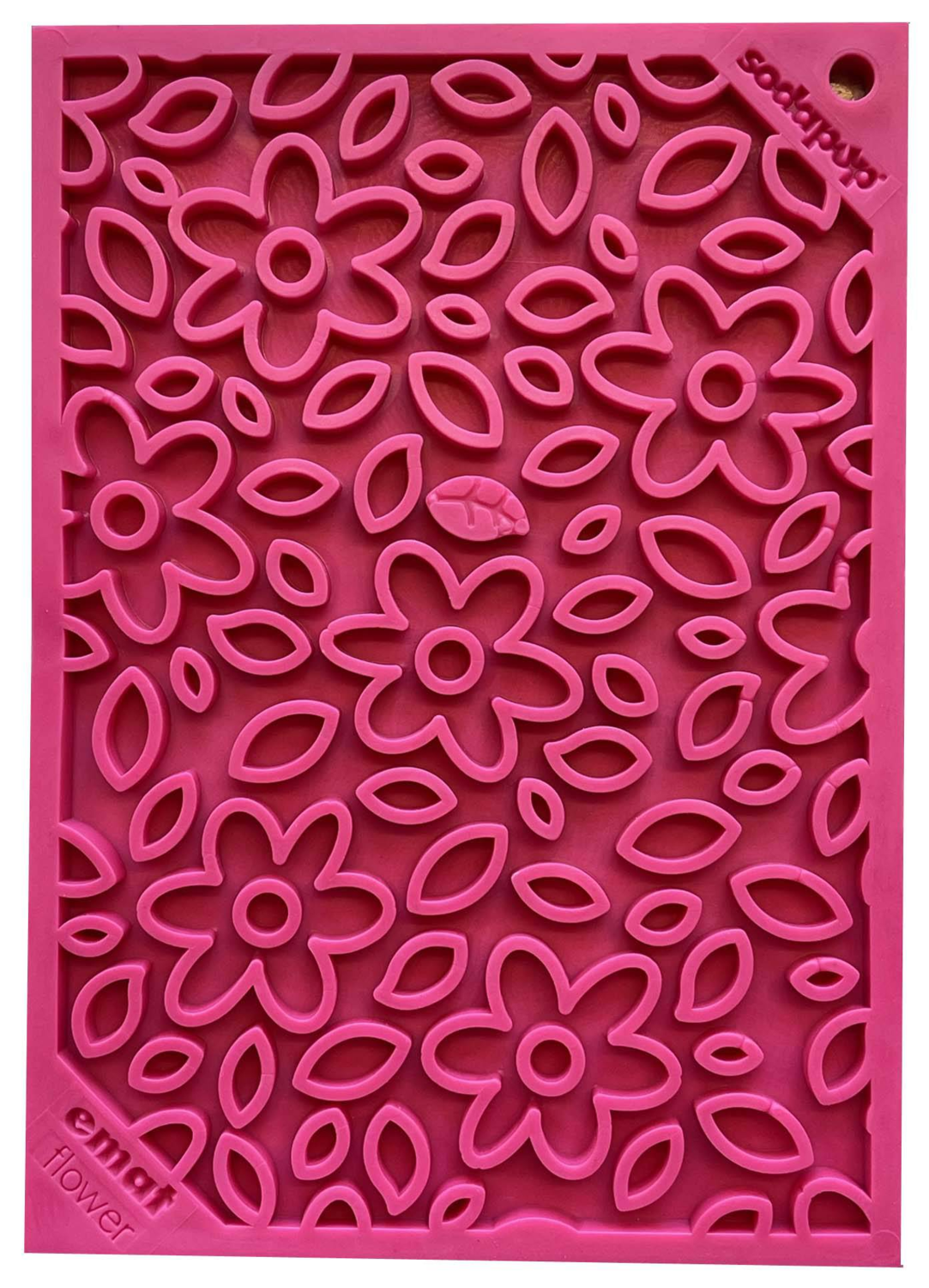 SodaPup Flower Power Design eMat Enrichment Lick Mat Lick Mats