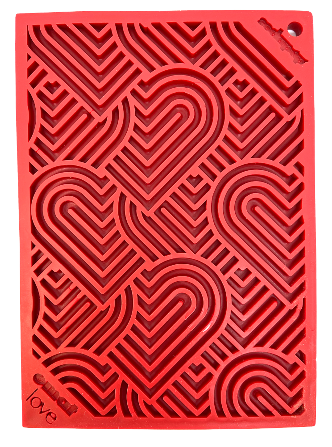 SodaPup Heart Design "Love" eMat Enrichment Lick Mat Lick Mats