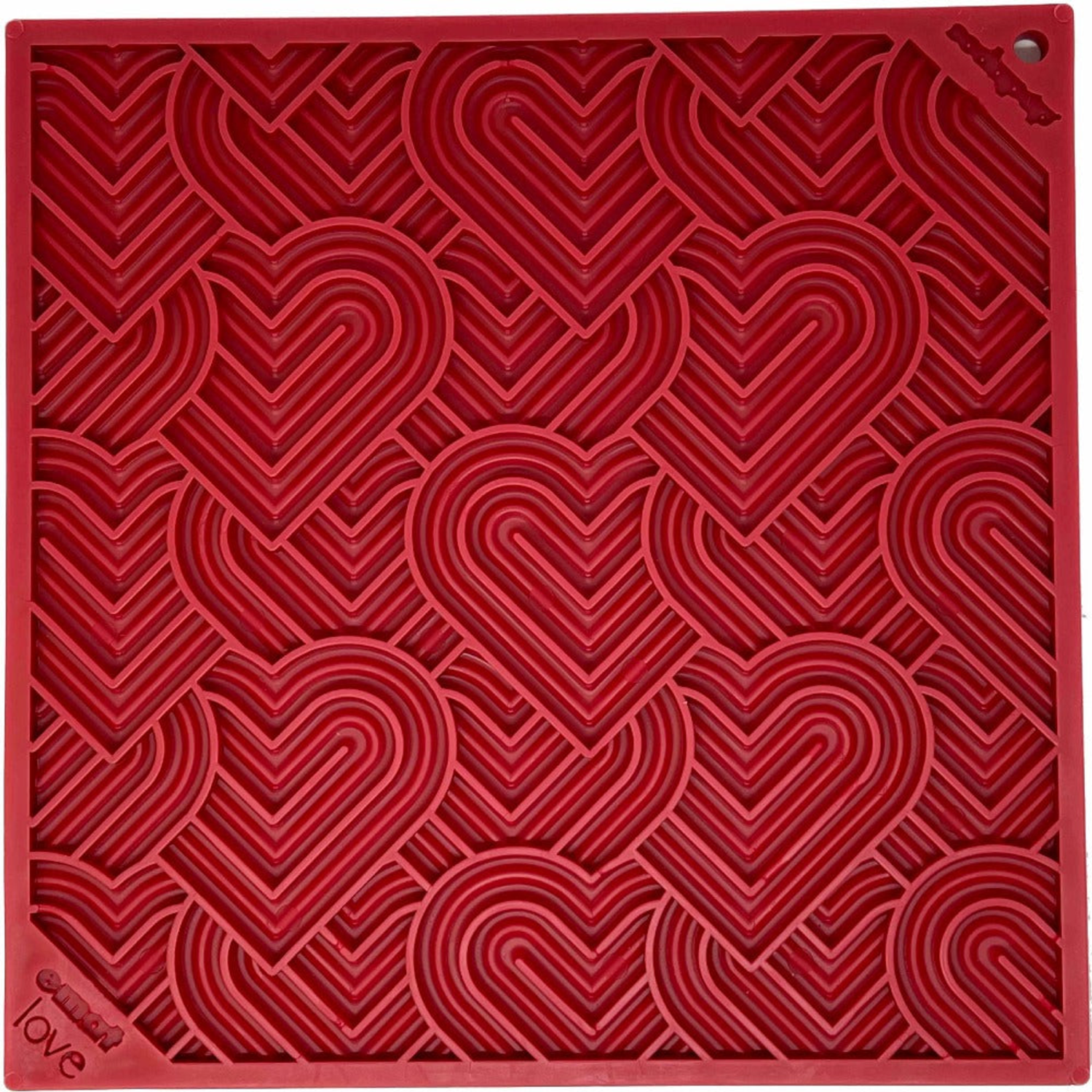 SodaPup Heart Design "Love" eMat Enrichment Lick Mat Lick Mats