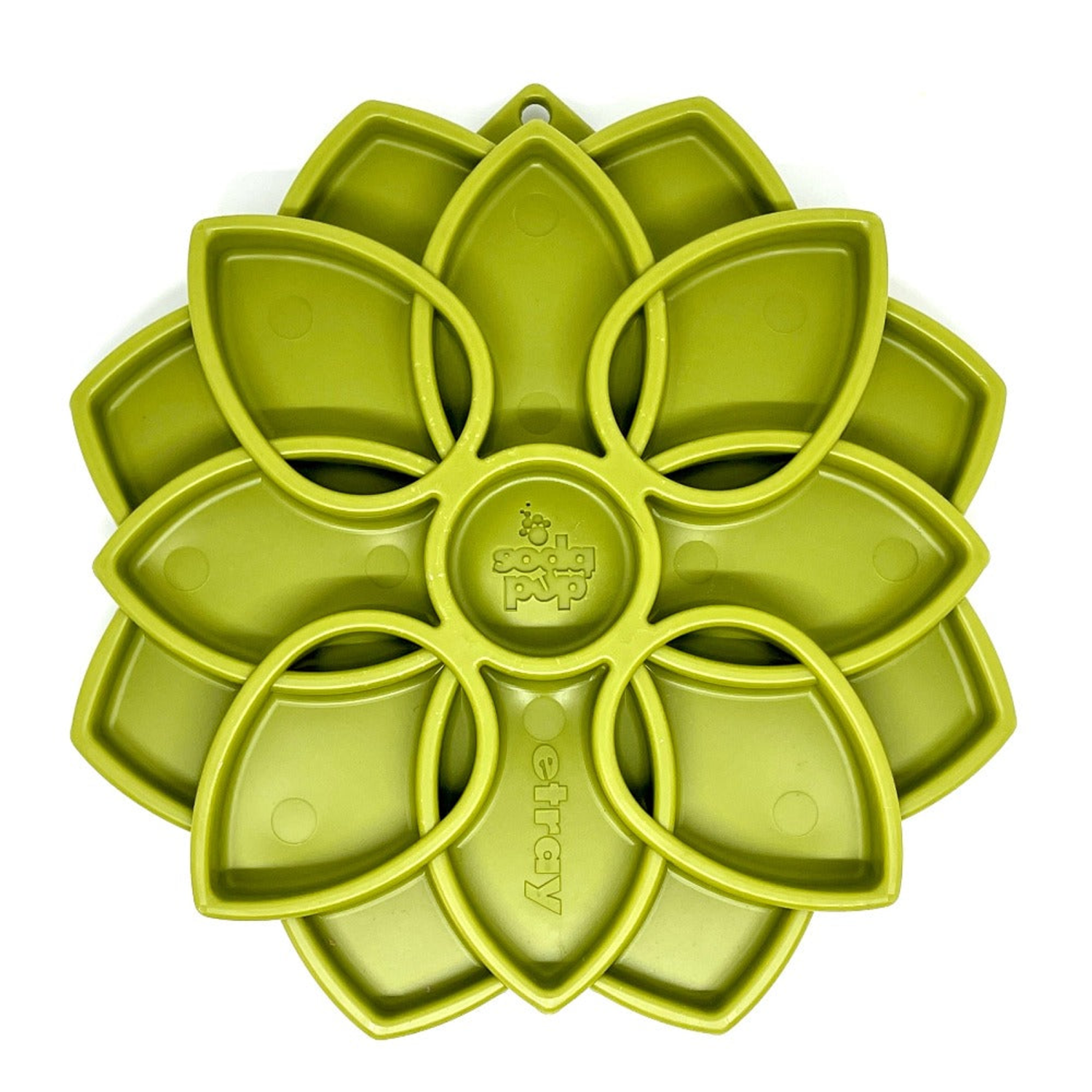 SodaPup Mandala Design eTray Enrichment Tray for Dogs Lick Mats