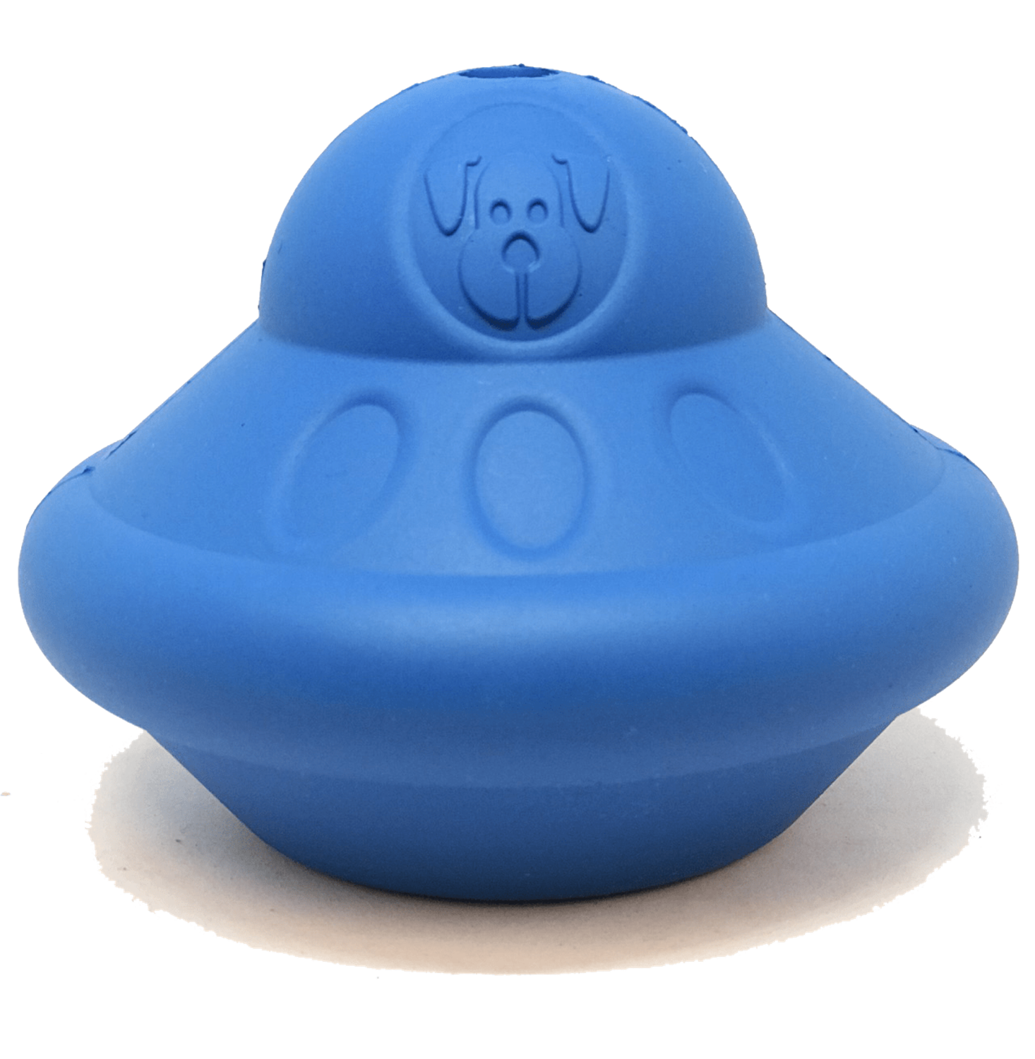 SodaPup SN Flying Saucer Durable Rubber Chew Toy & Treat Dispenser Dog Toys