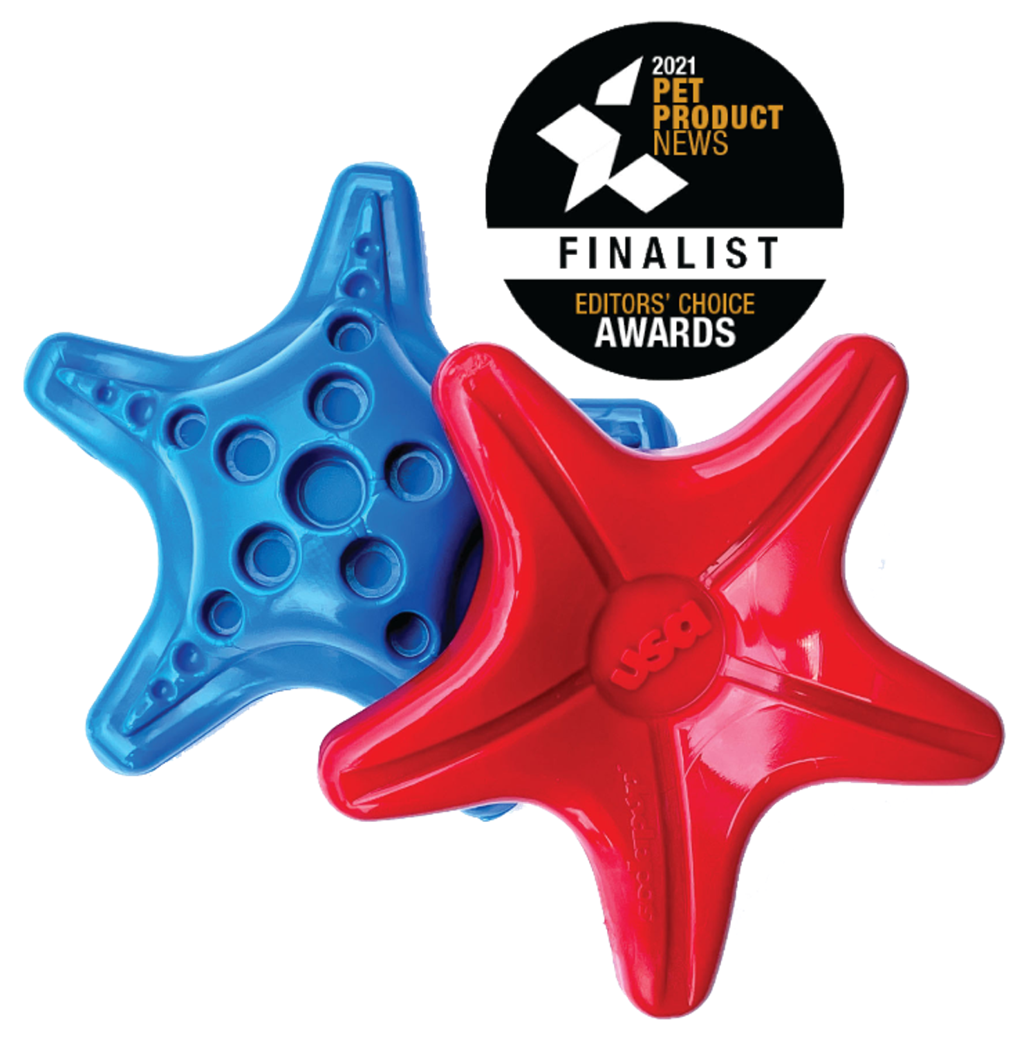 SodaPup Starfish Ultra Durable Nylon Dog Chew Toy for Aggressive Chewers Dog Toys