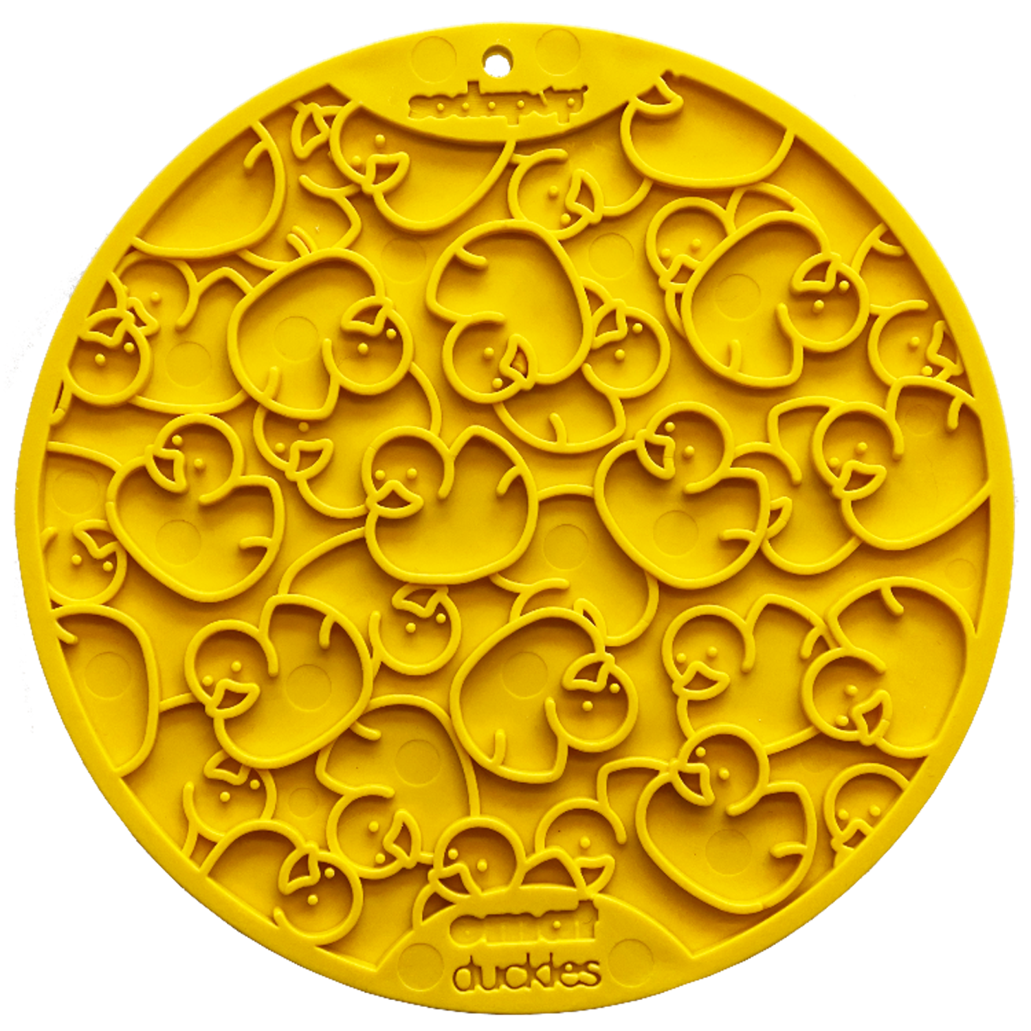 SodaPup Duckies Design eMat Enrichment Lick Mat With Suction Cups Lick Mats