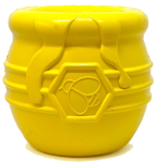 SodaPup Large Honey Pot Durable Rubber Treat Dispenser & Enrichment Toy Dog Toys