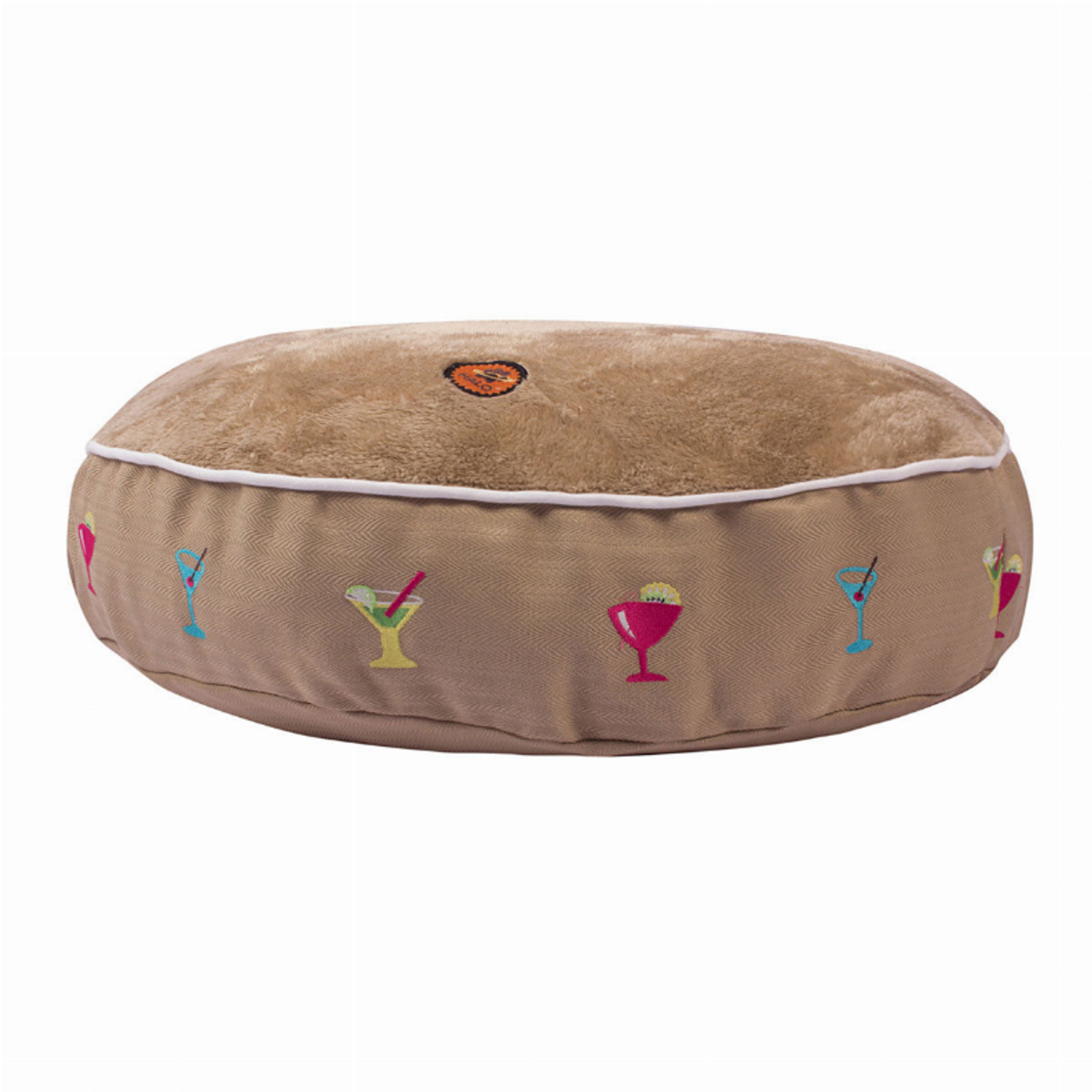 JPC Equestrian Inc Dog Beds JPC Equestrian Inc Halo Round Martinis Dog Bed Dog Beds