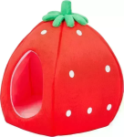 YML GROUP INC YML Strawberry Pet Bed House Dog Beds