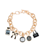 Bark Fifth Avenue Bags & Bows Charm Necklace Dog Collars