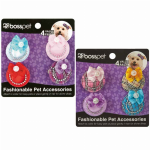 Pet Edge 4 Pc Hat Bow W Clip On Card Bows