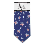 Pet Edge AR Bone in the USA Bandana Blu Bandanas