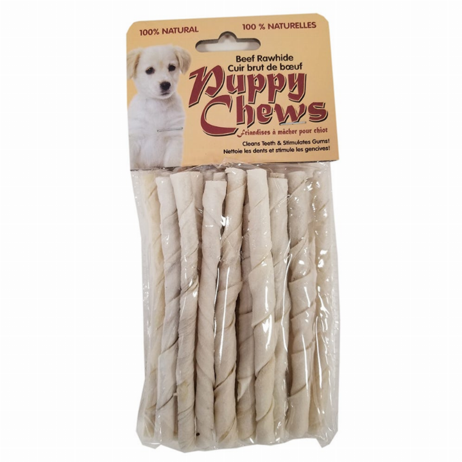 Pet Edge Treats Pet Edge BP 20 Pack 5 inCHP White Twists Treats