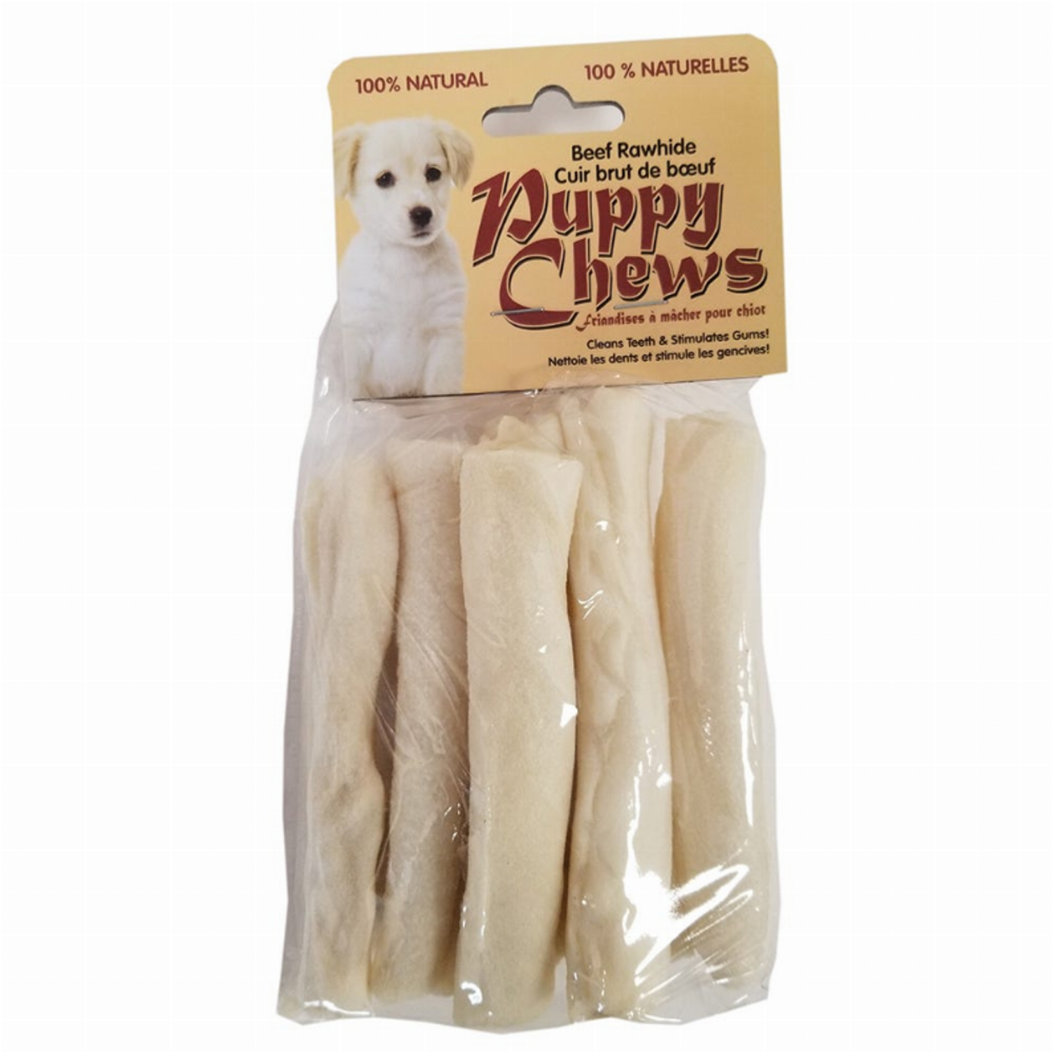 Pet Edge Treats Pet Edge BP 6 Pack 5 inCHP White Rolls Treats