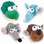 Pet Edge Braided Ball With Animals Rope