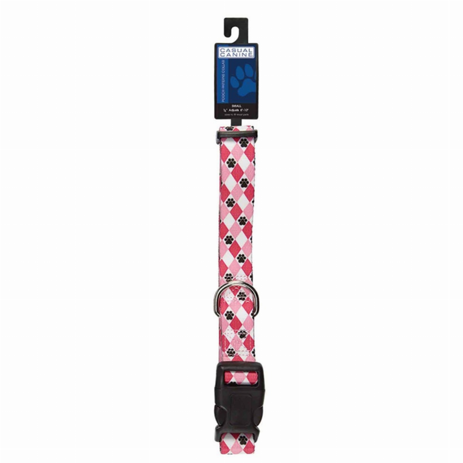 Pet Edge Collars Pet Edge CC Patterns Collar Argyle 18-26In Pnk Collars