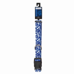 Pet Edge CC Patterns Collar Bone 18-26In Blu Collars