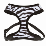 Pet Edge CC Plush Print Harness XS Zebra Harnesses