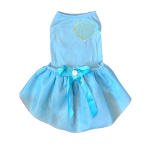 Bark Fifth Avenue Chenille Heart Dress Dog Clothes