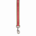 Pet Edge CC Polka Dot Lead 4Ftx5/8In Pnk Leads