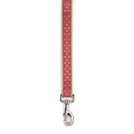 Pet Edge CC Polka Dot Lead 6Ftx1In Pnk Leads