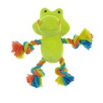 Pet Edge CHP Plush char with rope arms Gator Rope